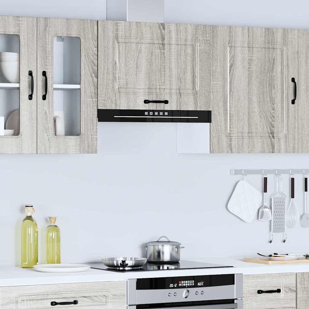 vidaXL Kitchen Wall Cabinet Kalmar Grey Sonoma Engineered Wood