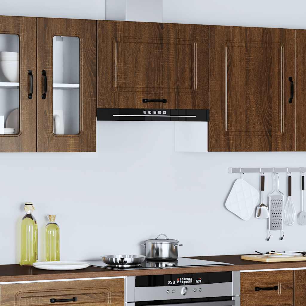 vidaXL Kitchen Wall Cabinet Kalmar Brown Oak Engineered Wood