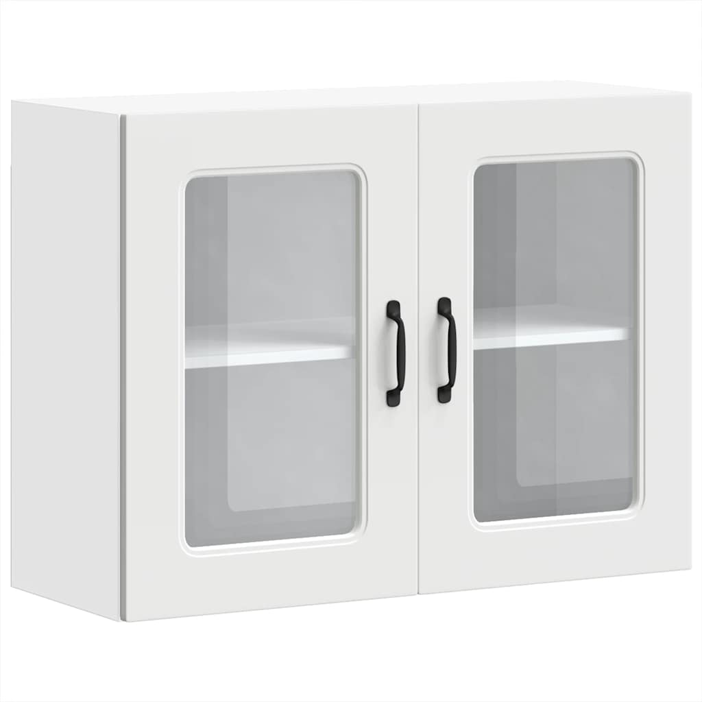 Kitchen Wall Cabinet with Glass Door "Kalmar" White