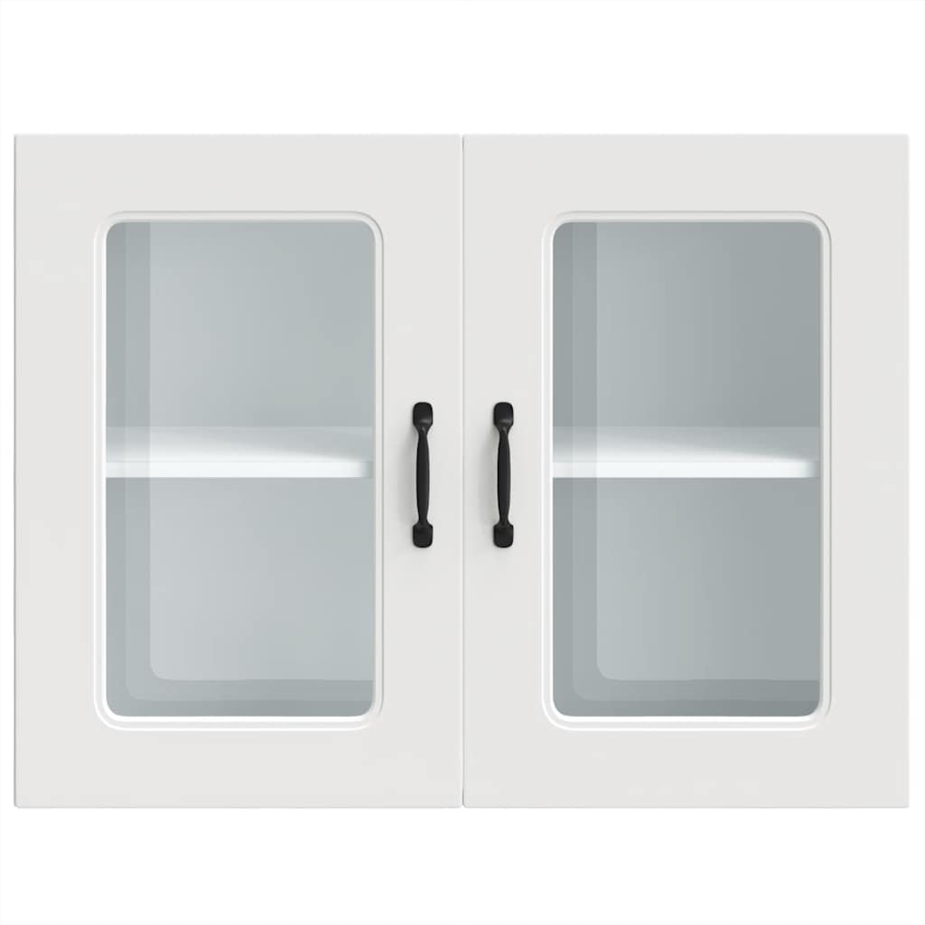 Kitchen Wall Cabinet with Glass Door "Kalmar" White