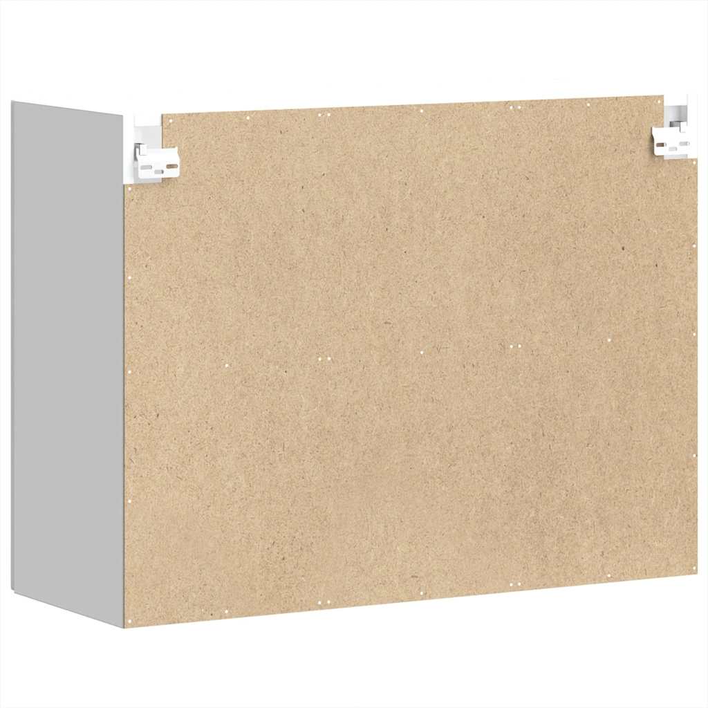 Kitchen Wall Cabinet with Glass Door "Kalmar" White