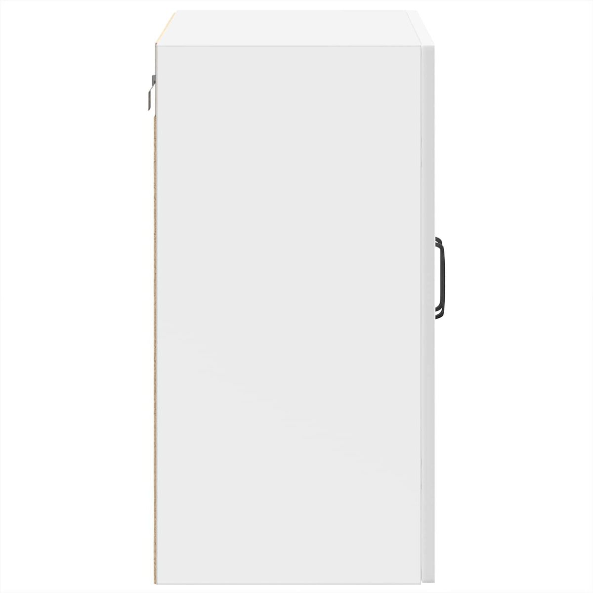 Kitchen Wall Cabinet with Glass Door "Kalmar" High Gloss White