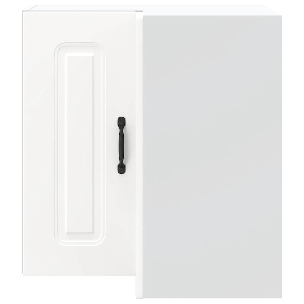 Kitchen Wall Corner Cabinet "Kalmar" White Engineered Wood