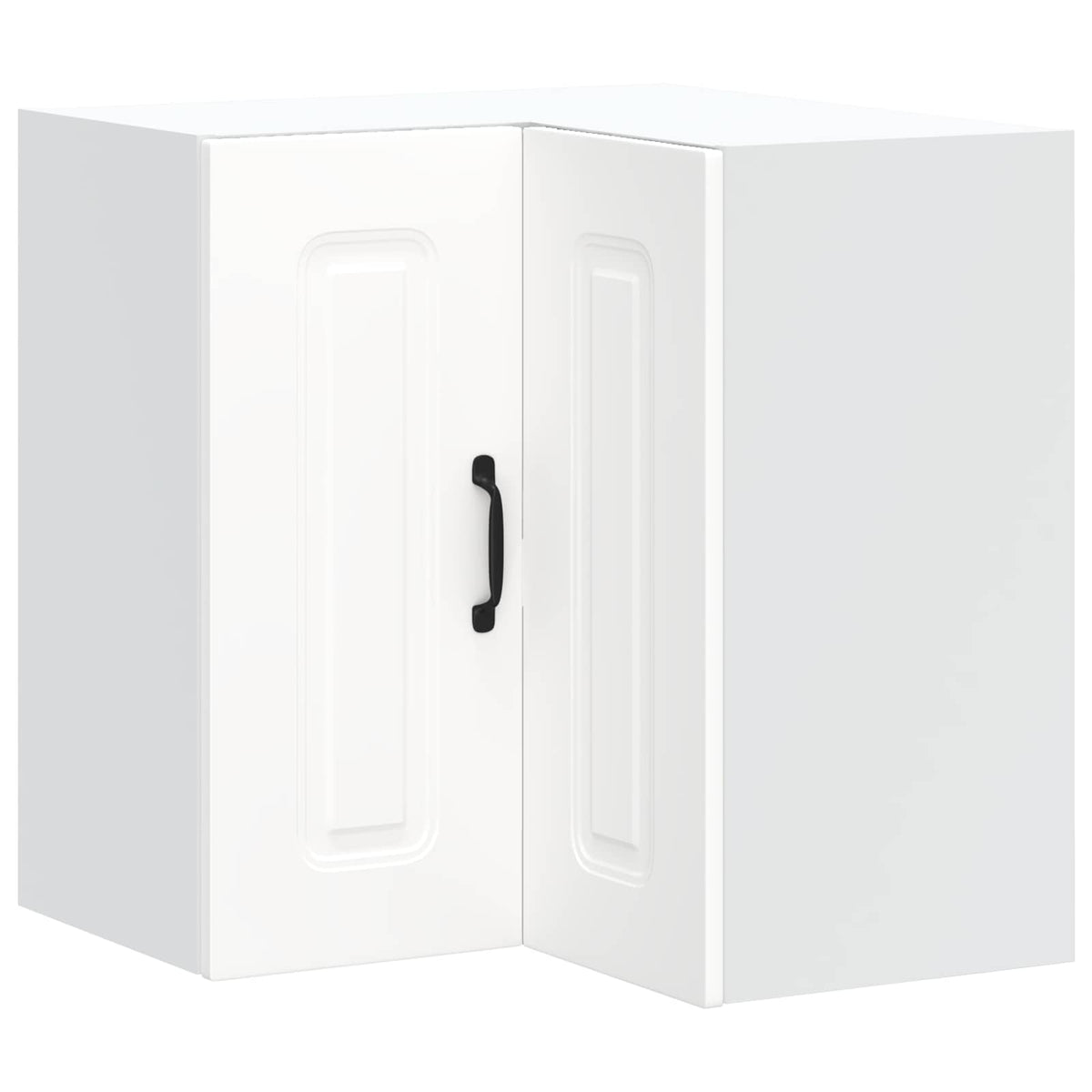 Kitchen Wall Corner Cabinet "Kalmar" White Engineered Wood