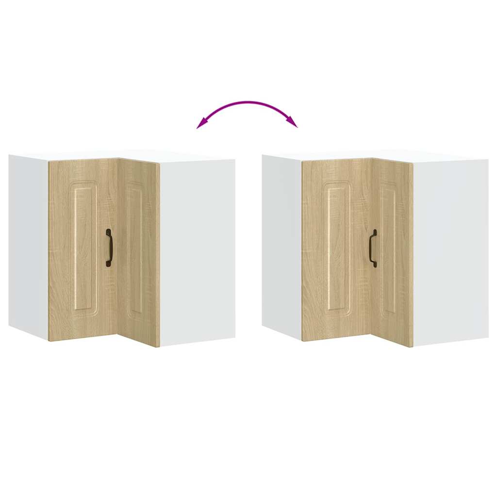 Kitchen Wall Corner Cabinet "Kalmar" Sonoma Oak Engineered Wood