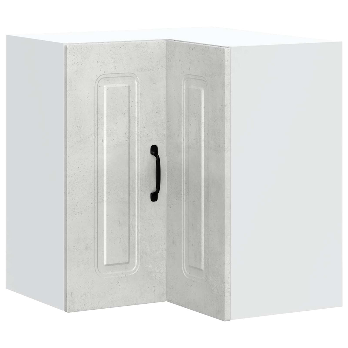 Kitchen Wall Corner Cabinet "Kalmar" Concrete Grey