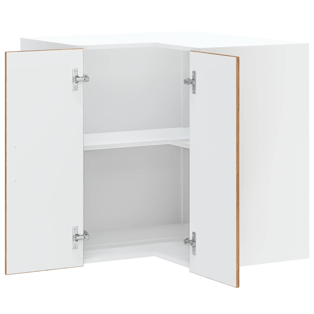 Kitchen Wall Corner Cabinet "Kalmar" Old Wood Engineered Wood