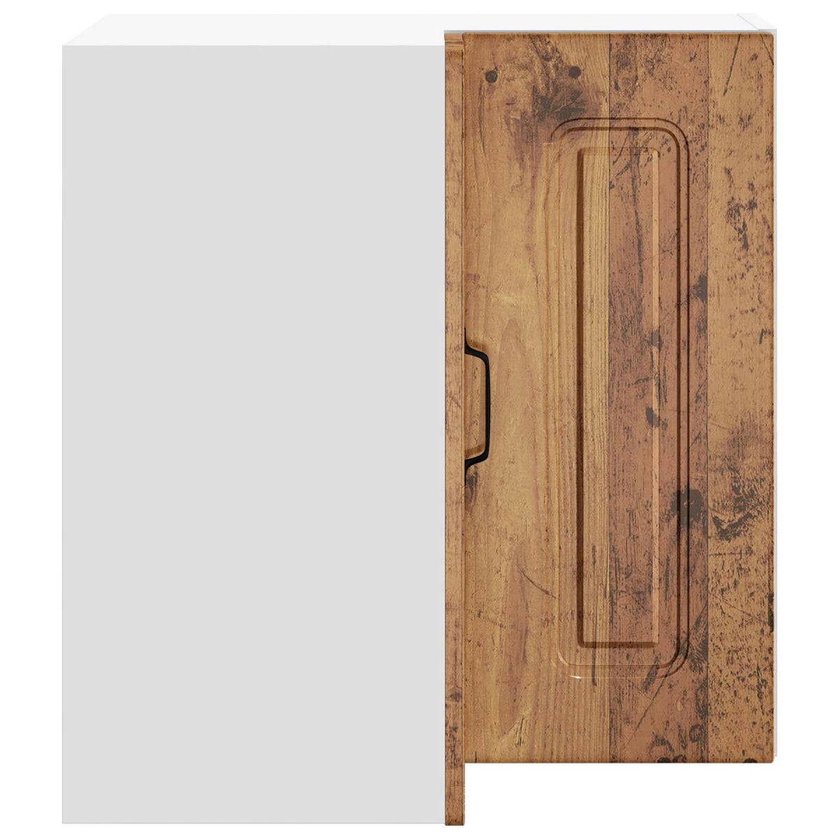 Kitchen Wall Corner Cabinet "Kalmar" Old Wood Engineered Wood
