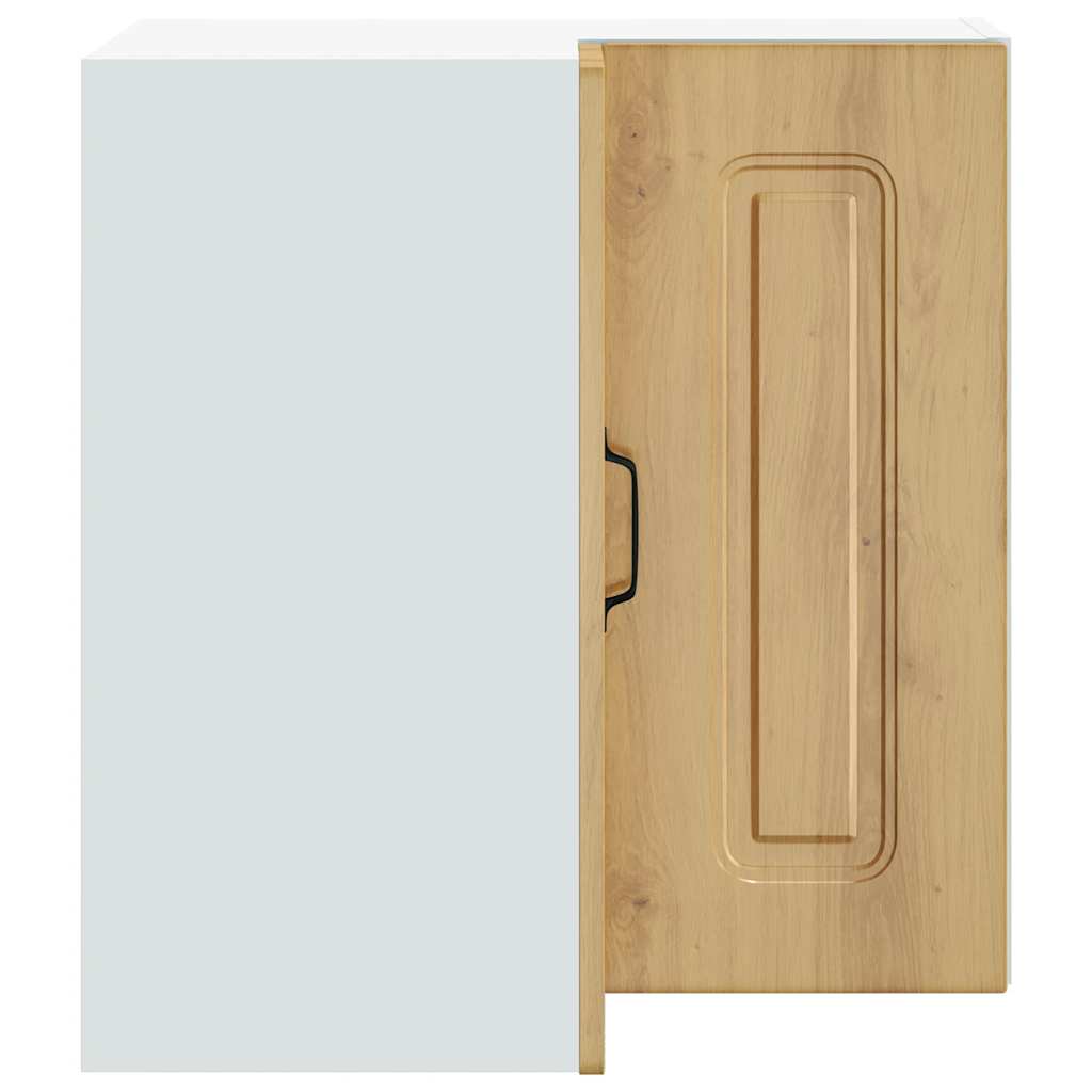 Kitchen Wall Corner Cabinet "Kalmar" Artisan Oak Engineered Wood