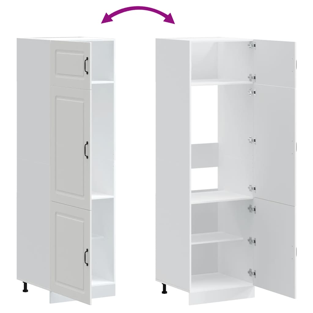 Kitchen Cupboard "Kalmar" White Engineered Wood