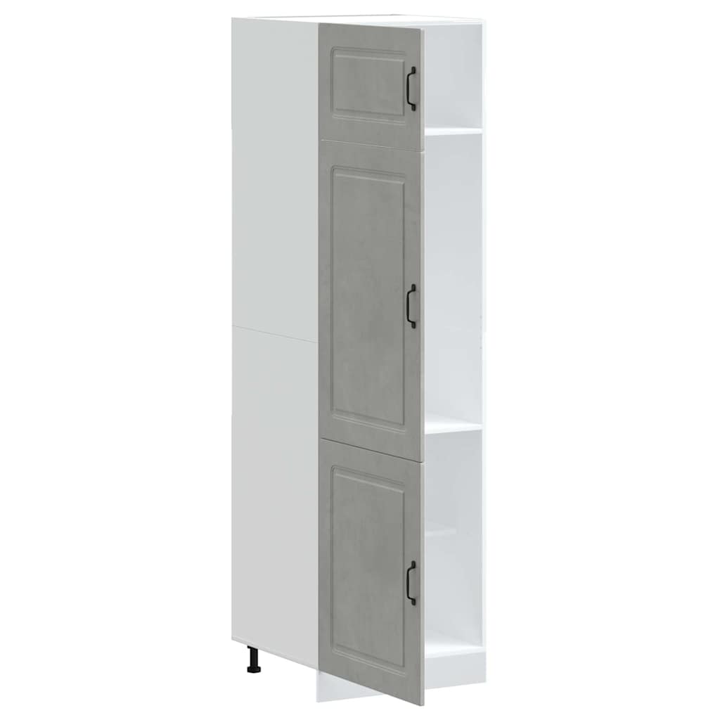 Kitchen Cupboard Kalmar Concrete Grey Engineered Wood