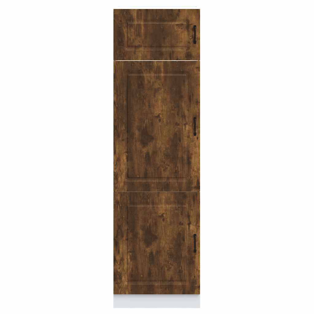 Kitchen Cupboard "Kalmar" Smoked Oak Engineered Wood