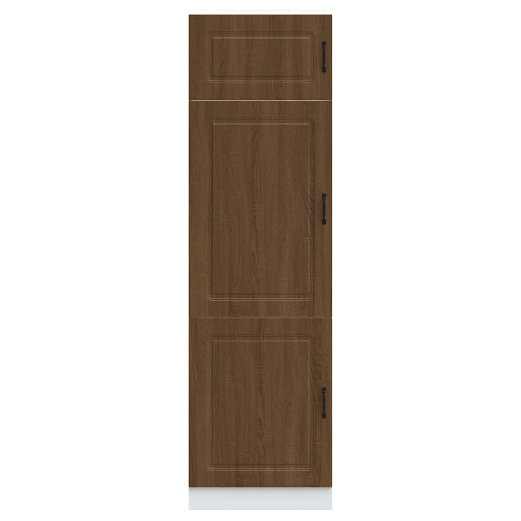 Kitchen Cupboard "Kalmar" Brown Oak Engineered Wood