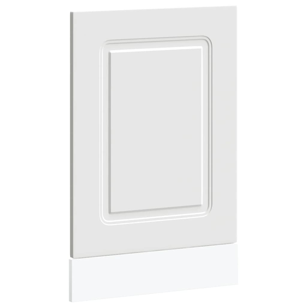 Dishwasher Panel "Kalmar" White 45x1,5x57 cm Engineered Wood