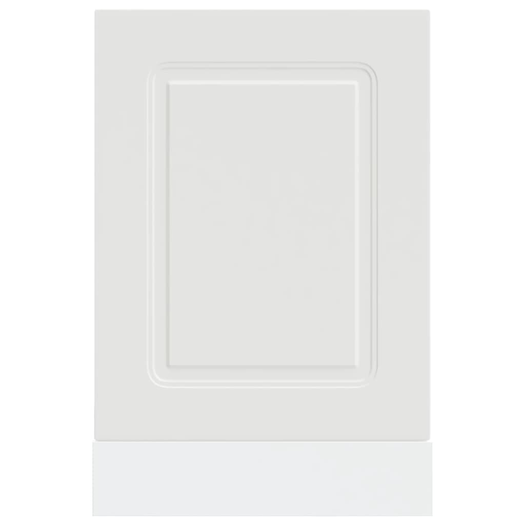 Dishwasher Panel "Kalmar" White 45x1,5x57 cm Engineered Wood