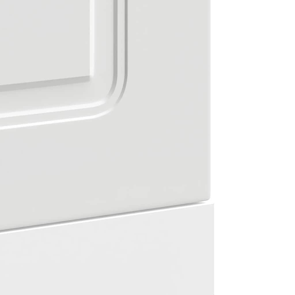 Dishwasher Panel "Kalmar" White 45x1,5x57 cm Engineered Wood