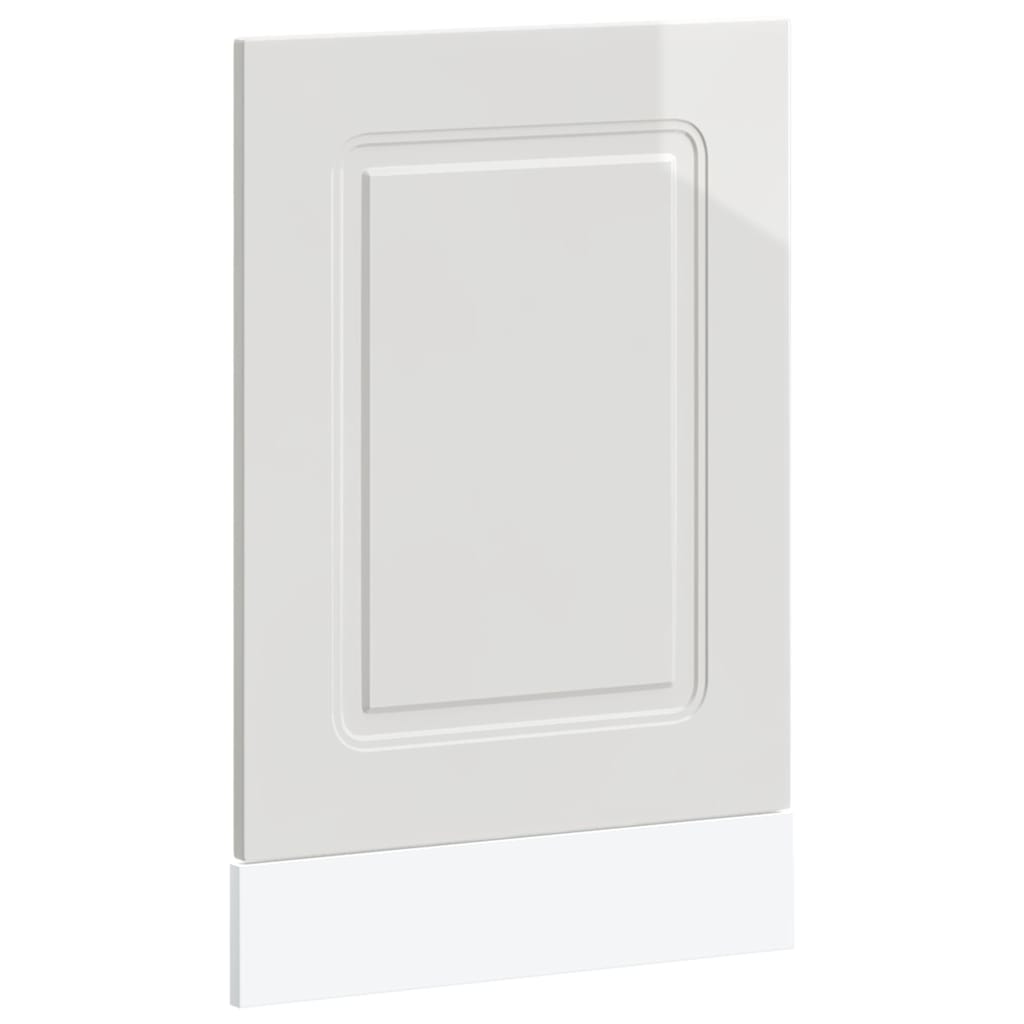Dishwasher Panel "Kalmar" High Gloss White 45x1.5x57 cm