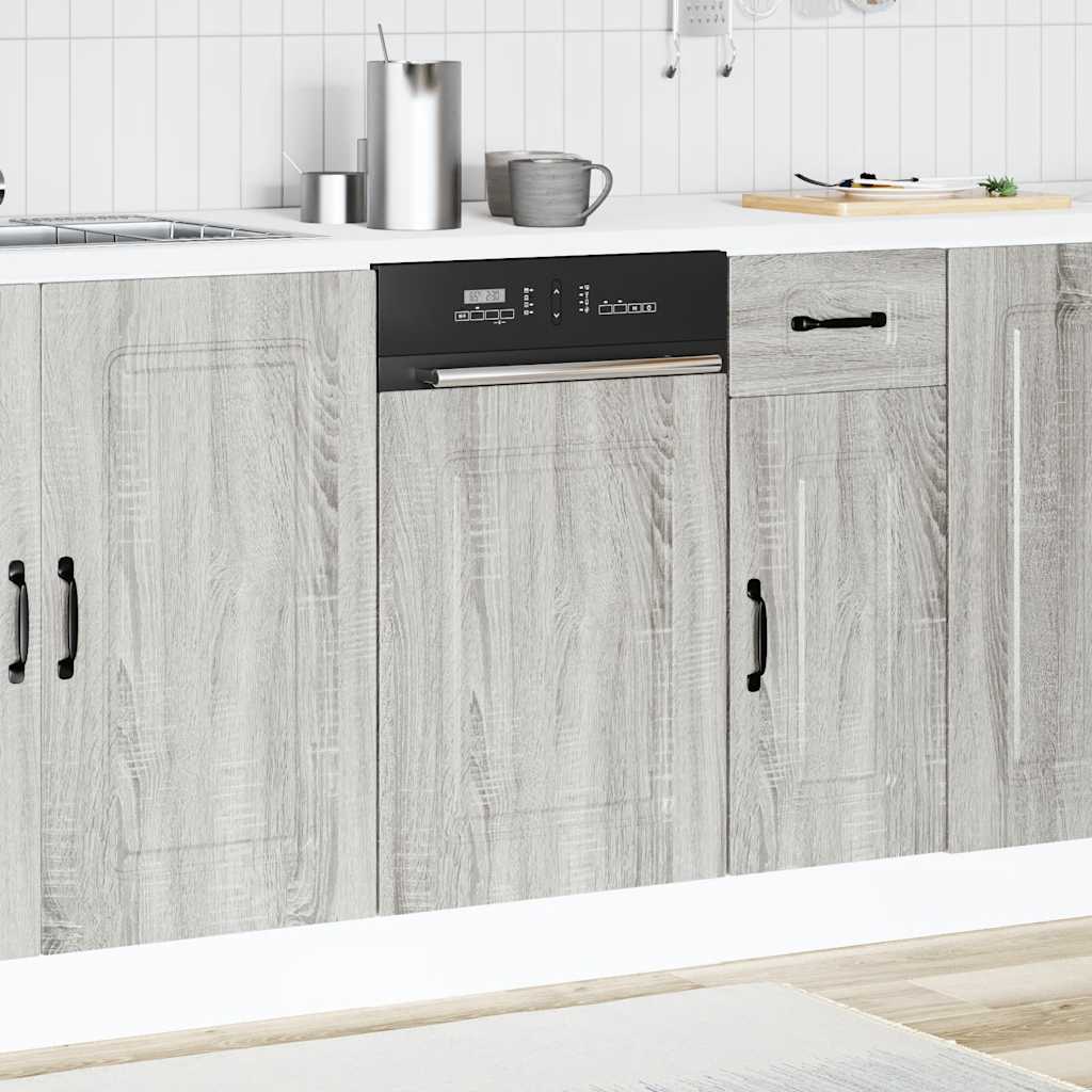 Dishwasher Panel "Kalmar" Grey Sonoma 45x1.5x57 cm