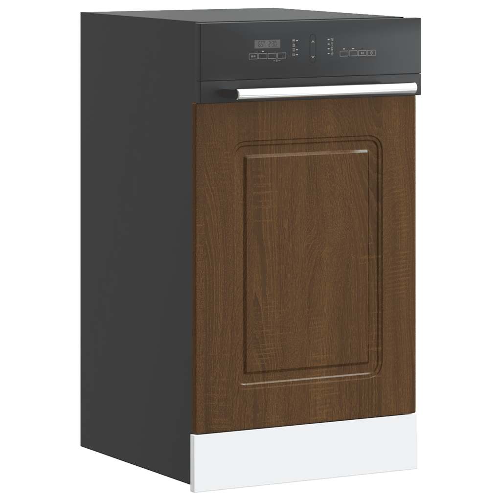 Dishwasher Panel "Kalmar" Brown Oak 45x1,5x57 cm Engineered Wood
