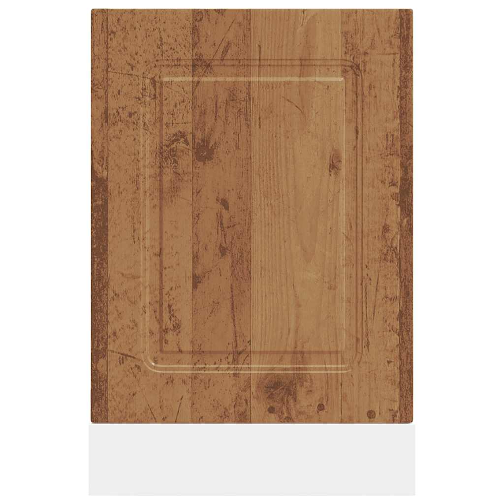 Dishwasher Panel "Kalmar" Old Wood 45x1,5x57 cm Engineered Wood