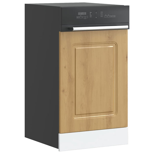 vidaXL Dishwasher Panel Kalmar Artisan Oak 45x1.5x67 cm Engineered Wood