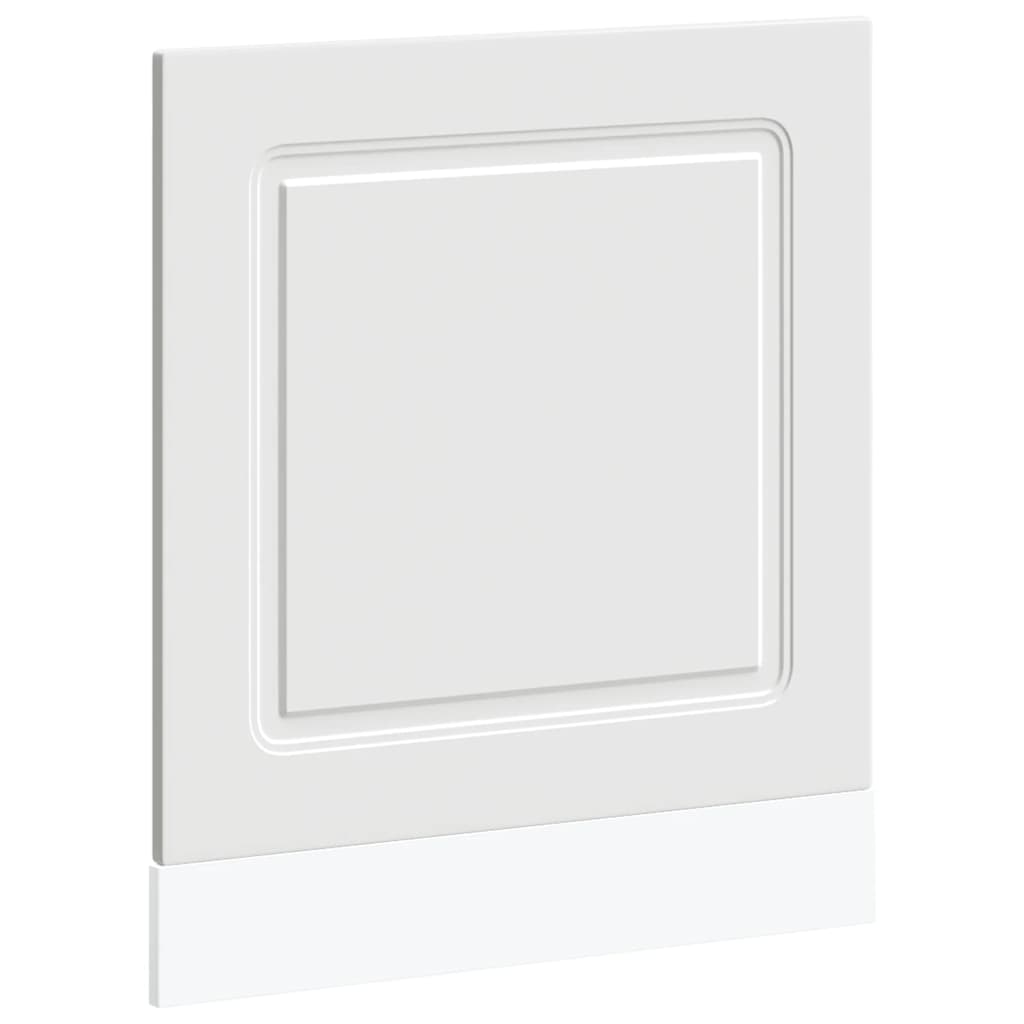 Dishwasher Panel "Kalmar" White 60x1,5x57 cm Engineered Wood