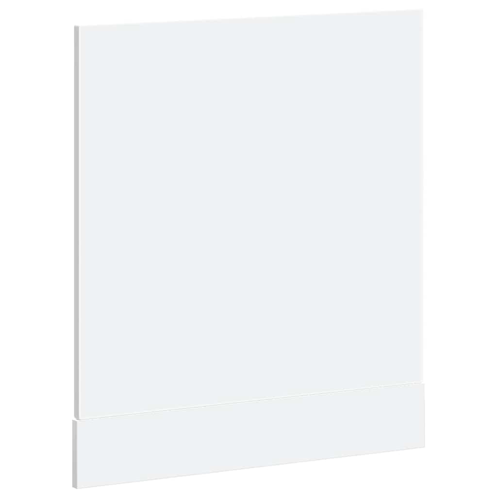 Dishwasher Panel "Kalmar" White 60x1,5x57 cm Engineered Wood