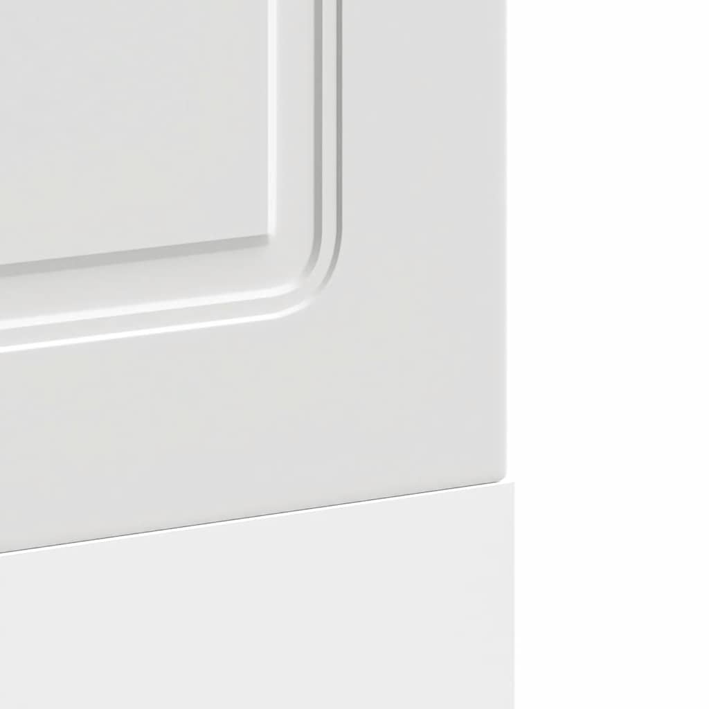 Dishwasher Panel "Kalmar" White 60x1,5x57 cm Engineered Wood