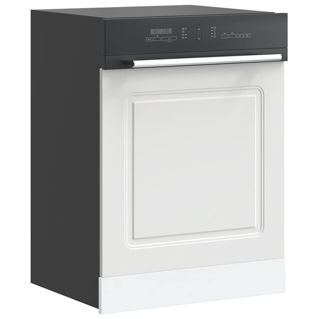 Dishwasher Panel "Kalmar" White 60x1,5x57 cm Engineered Wood
