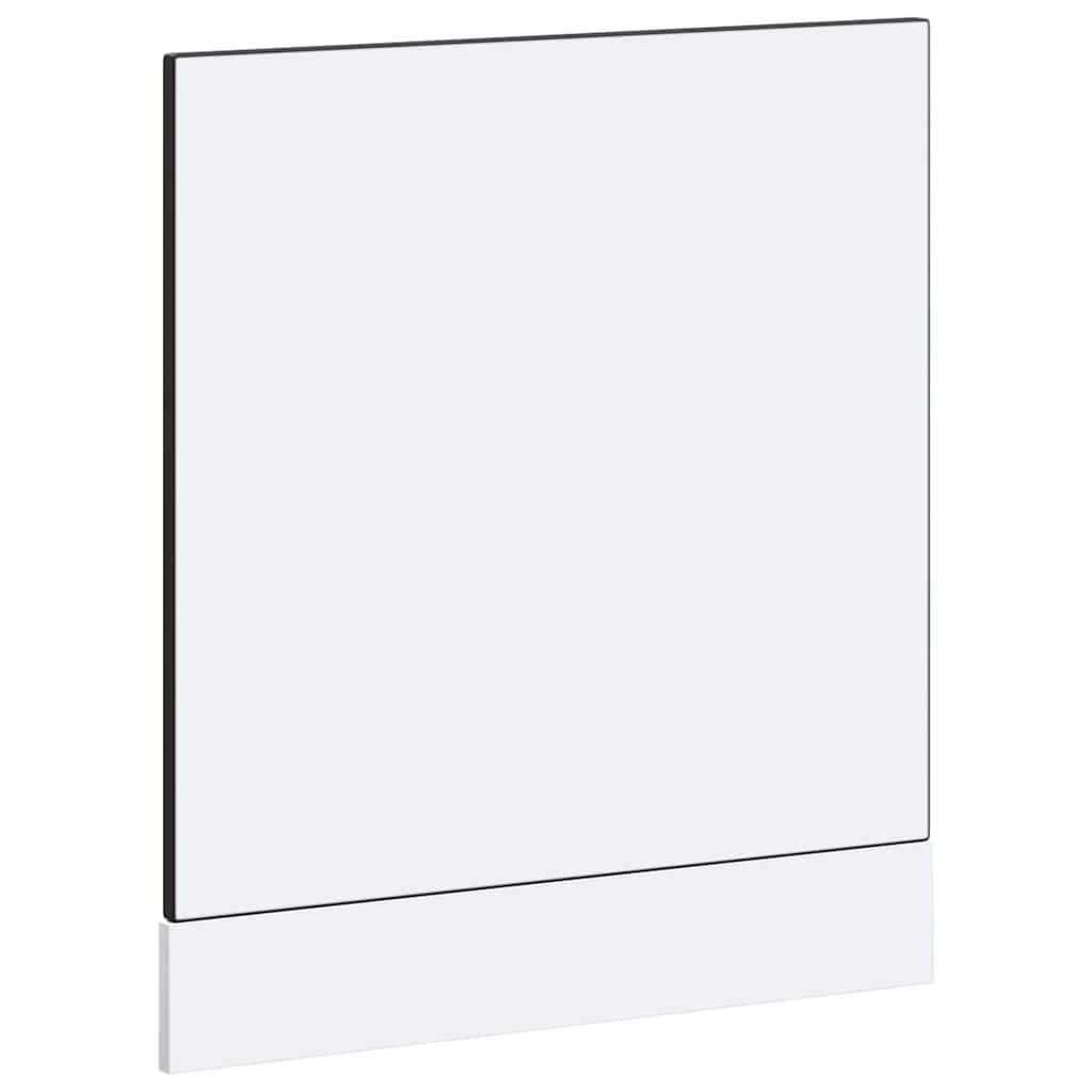 Dishwasher Panel "Kalmar" Black 60x1,5x57 cm Engineered Wood