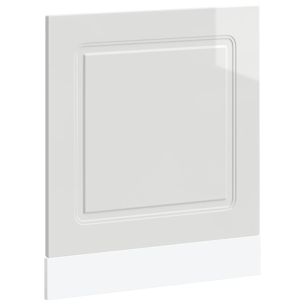 Dishwasher Panel "Kalmar" High Gloss White 60x1.5x57 cm