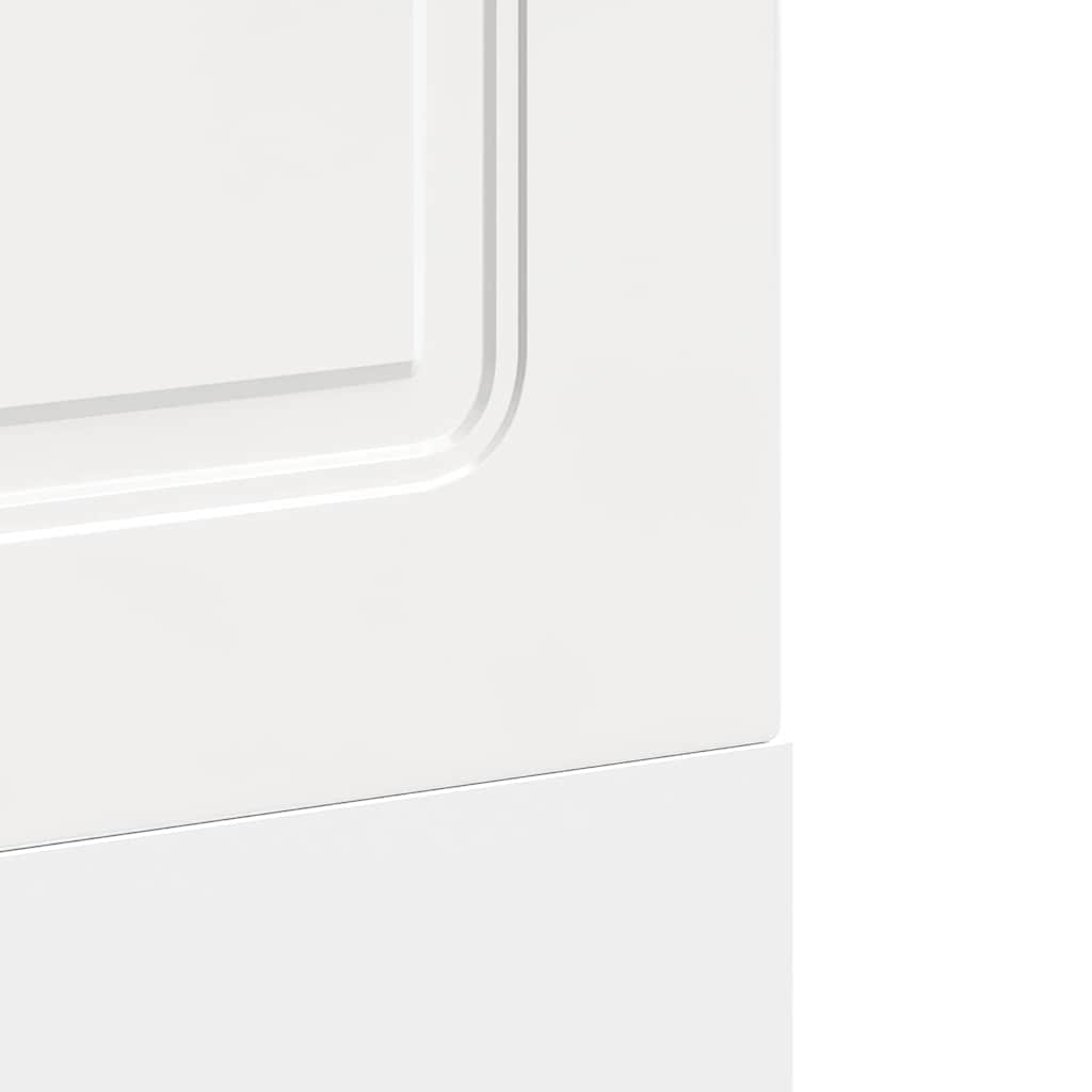 vidaXL Dishwasher Panel Kalmar High Gloss White 60x1.5x67 cm Engineered Wood