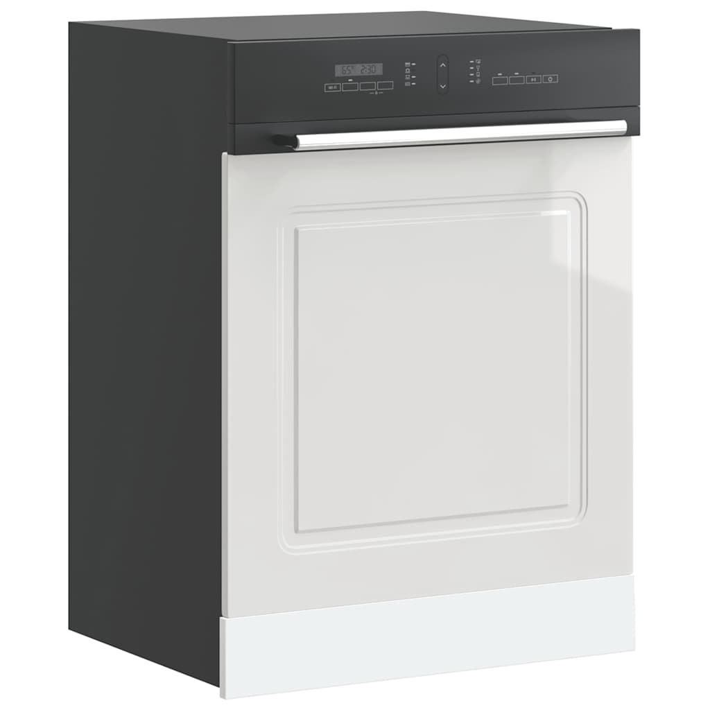 Dishwasher Panel "Kalmar" High Gloss White 60x1.5x57 cm