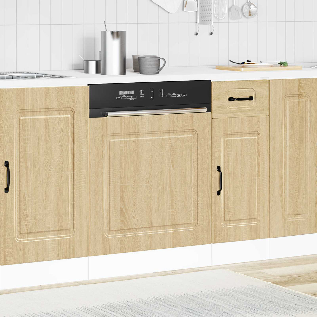 Dishwasher Panel "Kalmar" Sonoma Oak 60x1,5x57 cm Engineered Wood