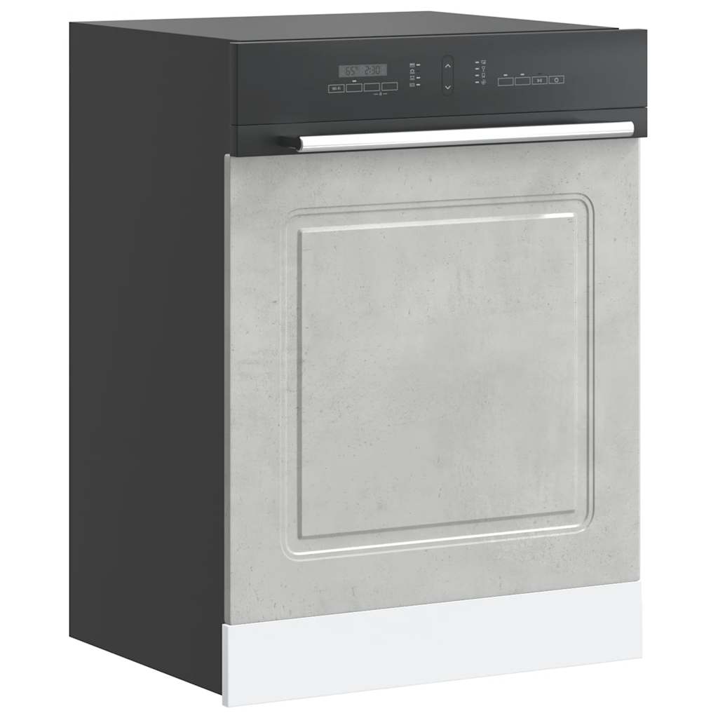 Dishwasher Panel "Kalmar" Concrete Grey 60x1.5x57 cm