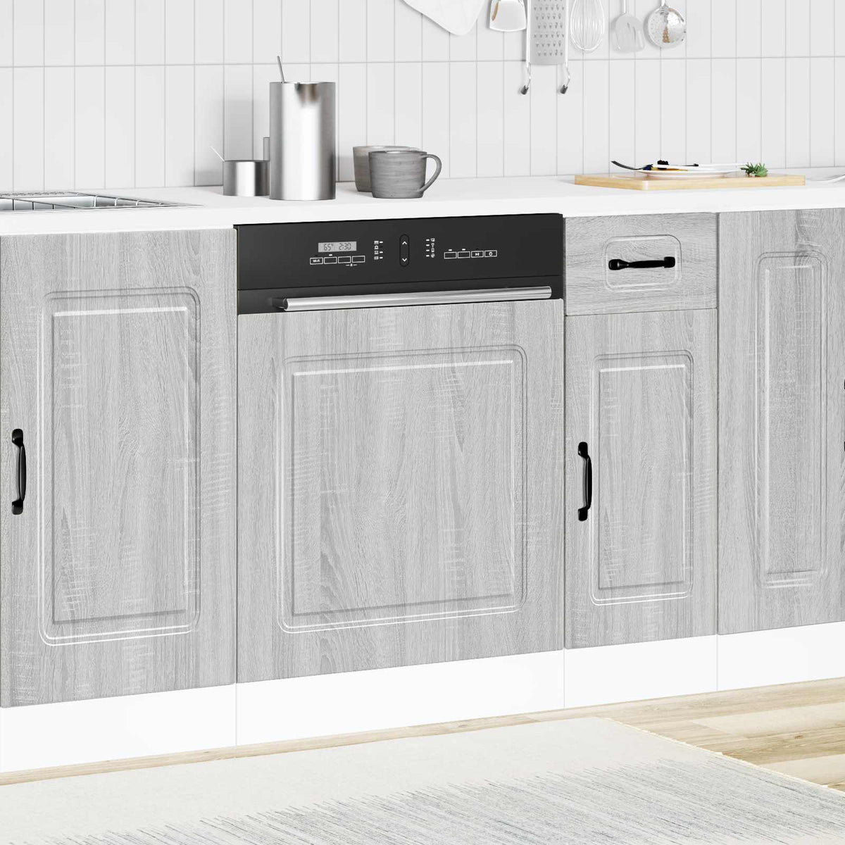 Dishwasher Panel "Kalmar" Grey Sonoma 60x1.5x57 cm