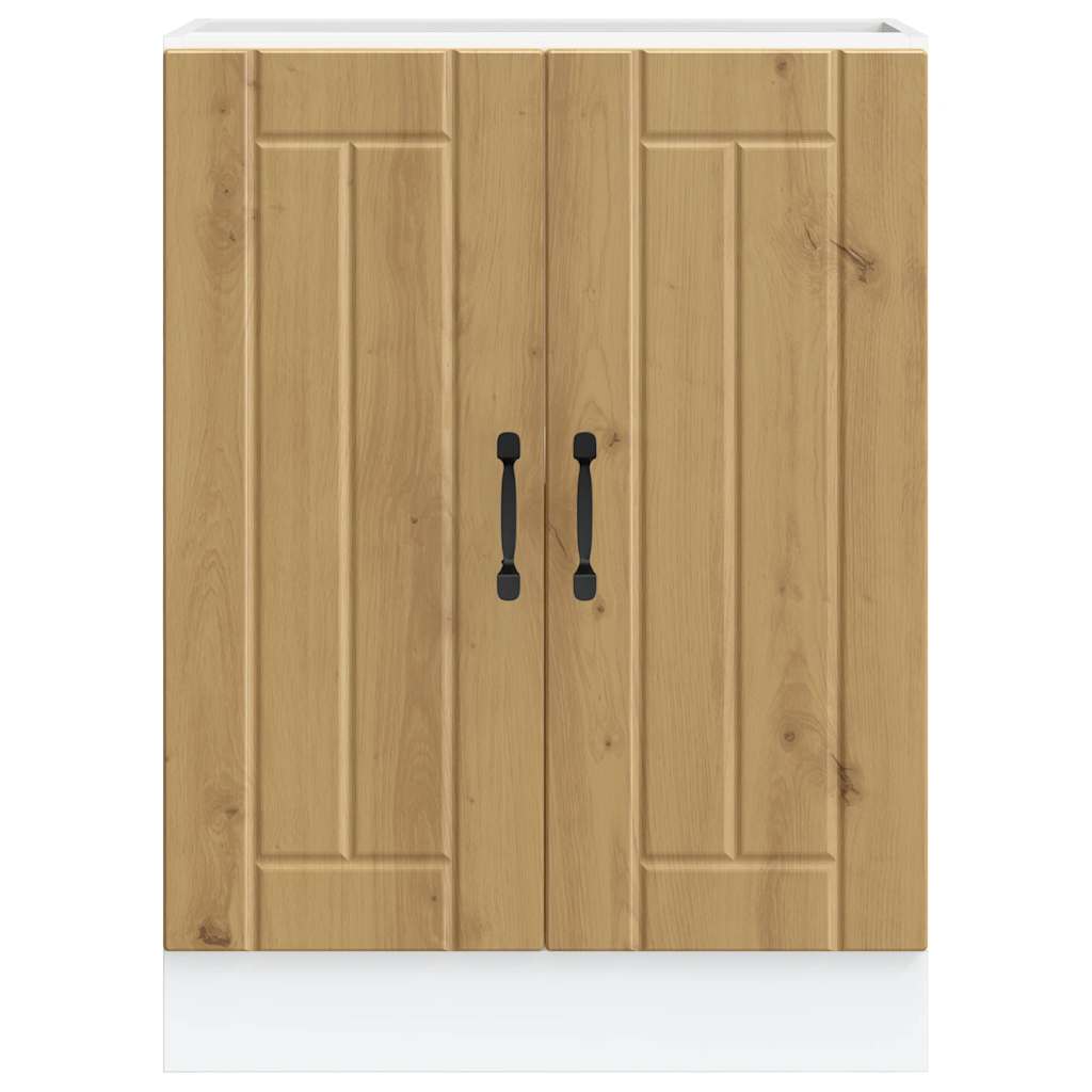 Sink Base Cabinet "Lucca" Artisan Oak Engineered Wood