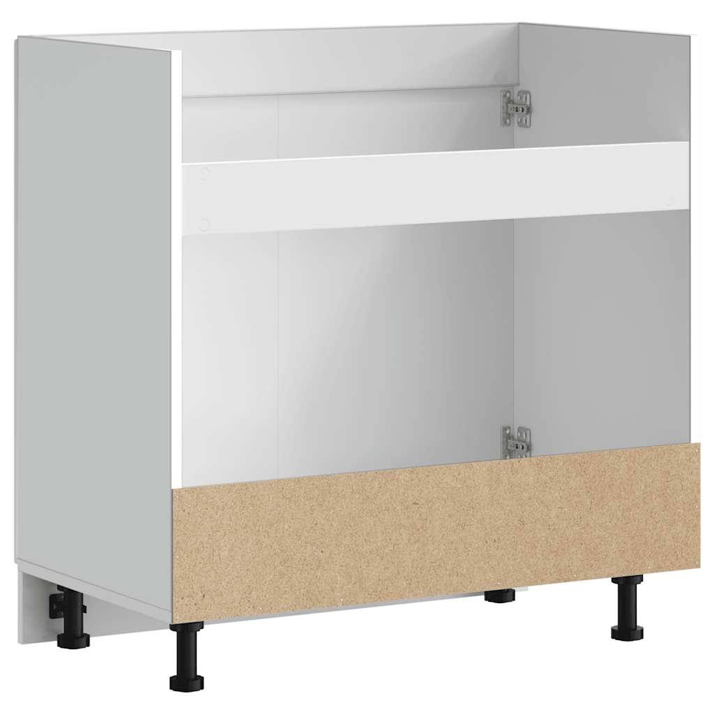 vidaXL Sink Base Cabinet Lucca White Engineered Wood