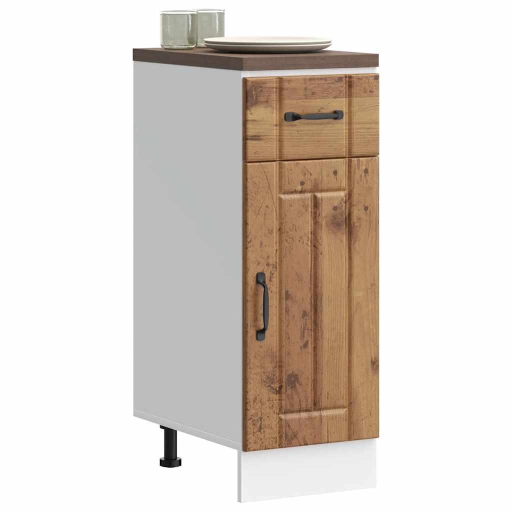 vidaXL Kitchen Base Cabinet Lucca Old Wood Engineered Wood