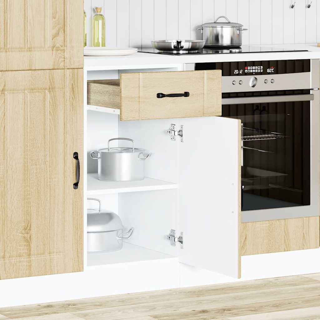 vidaXL Kitchen Base Cabinet Lucca Sonoma Oak Engineered Wood