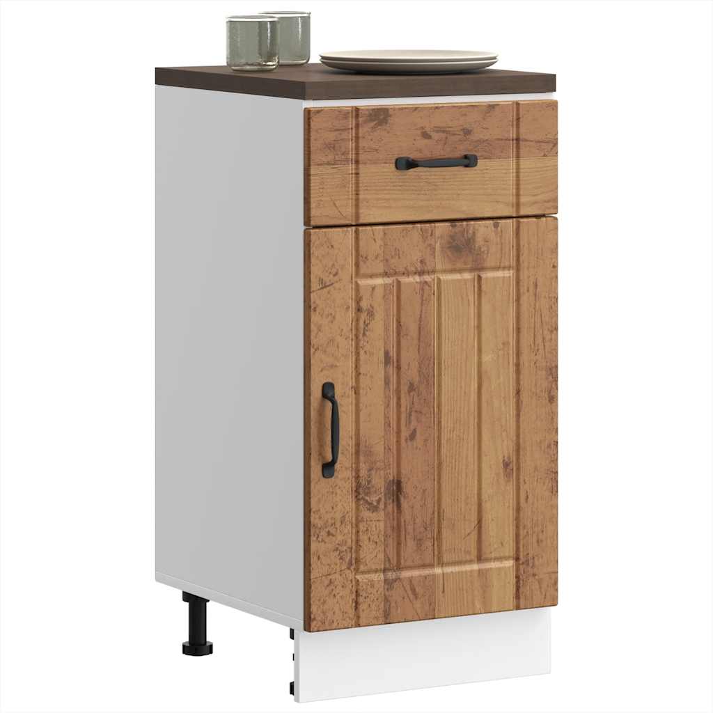 vidaXL Kitchen Base Cabinet Lucca Old Wood Engineered Wood