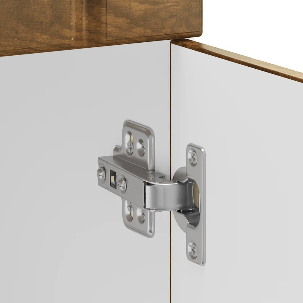 Kitchen Base Cabinet "Lucca" Smoked Oak Engineered Wood