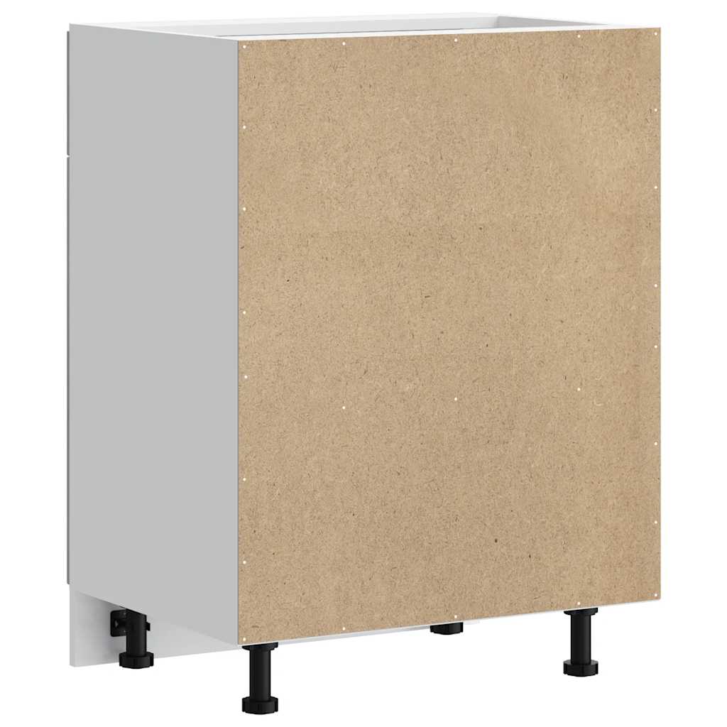 Kitchen Base Cabinet "Lucca" Concrete Grey Engineered Wood