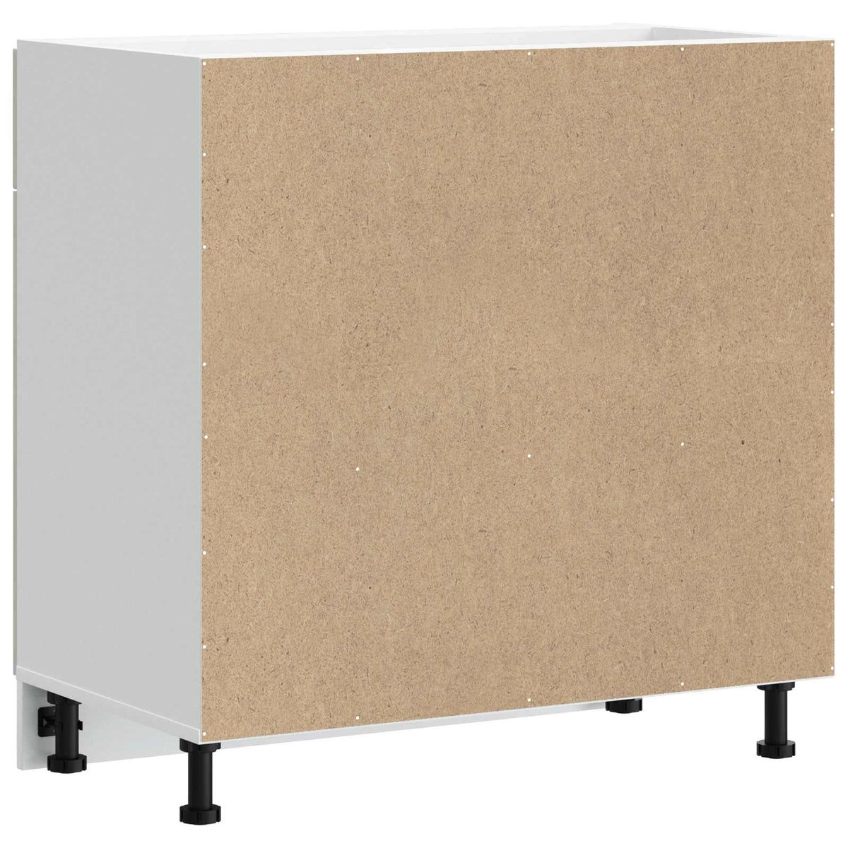 Kitchen Base Cabinet "Lucca" White Engineered Wood