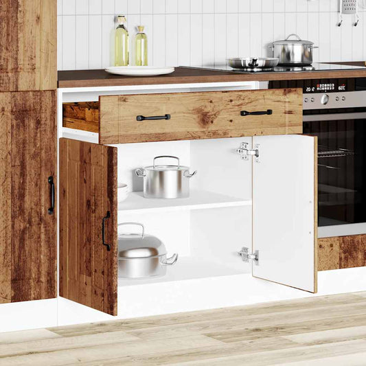 vidaXL Kitchen Base Cabinet Lucca Old Wood Engineered Wood