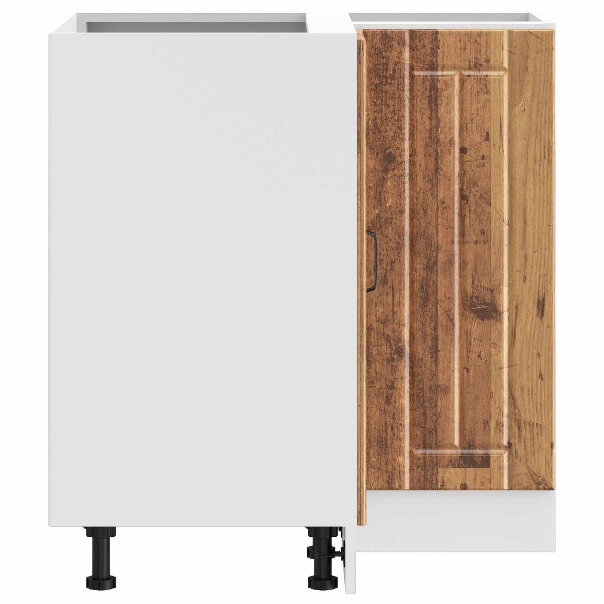 Kitchen Corner Base Cabinet "Lucca" Old Wood Engineered Wood