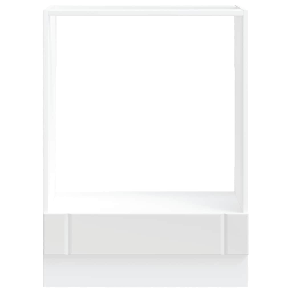 Oven Cabinet "Lucca" White Engineered Wood