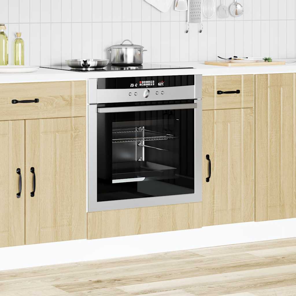 vidaXL Oven Cabinet Lucca Sonoma Oak Engineered Wood