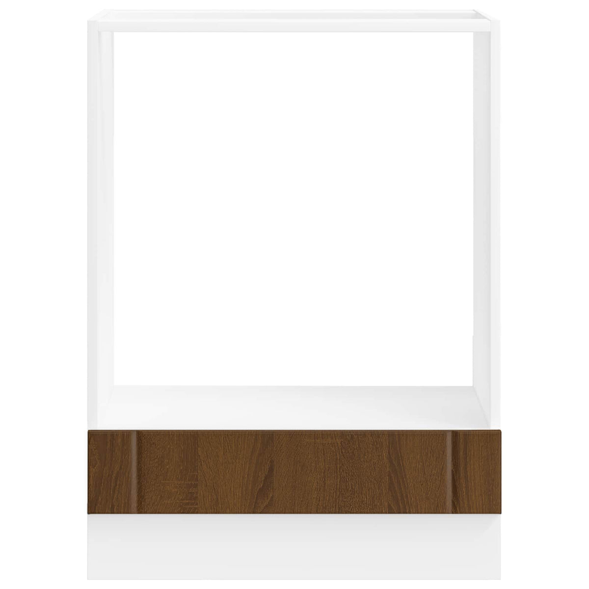 Oven Cabinet "Lucca" Brown Oak Engineered Wood