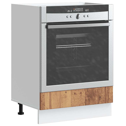 vidaXL Oven Cabinet Lucca Old Wood Engineered Wood